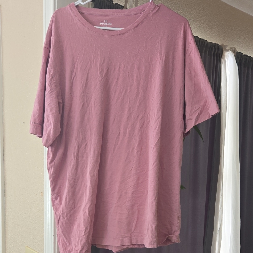 Under Armour Men's Mauve Short Sleeve Tee